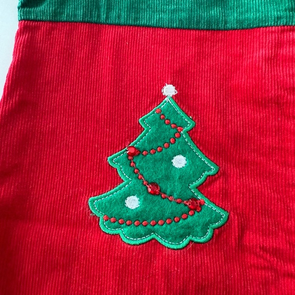 Chantilly Place Christmas Color-block Corduroy Dress size 5 - Picture 4 of 10